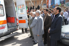 تشییع چهار شهید گمنام در دانشگاه 1
