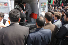 تشییع چهار شهید گمنام در دانشگاه 2