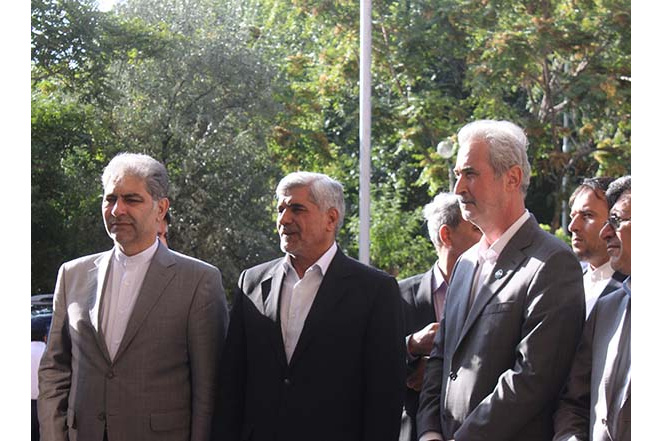 افتتاح ساختمان دانشکده فنی و مهندسی عمران و مرکز تحقیقات زلزله دانشگاه تبریز با حضور دکتر محمد فرهادی۱